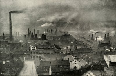 A Factoryscape in the Potteries, 1938 by Unbekannt
