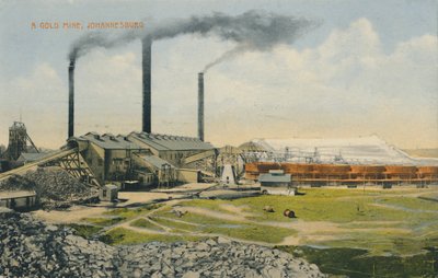 A Gold Mine, Johannesburg, early 20th century by Unbekannt