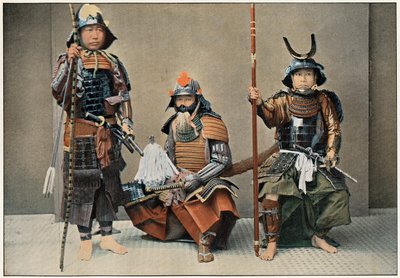 A Group of Samurai by Unbekannt