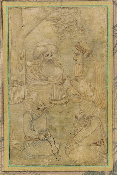 A Hindu and Three Mahometans by Unbekannt