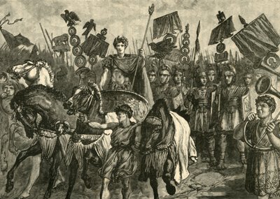 A Roman Triumph, 1890 by Unbekannt