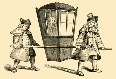 A Sedan Chair by Unbekannt