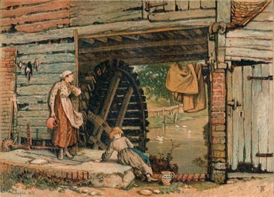 A Surrey Water-Mill by Unbekannt