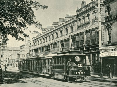 A Sydney Steam Tram, 1901 by Unbekannt