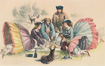 A Victorian Picnic by Unbekannt