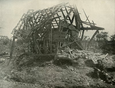 A Village on the Western Front by Unbekannt