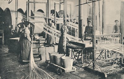 A Wax Taper-making Plant by Unbekannt