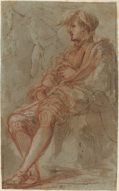 A Young Man by Unbekannt