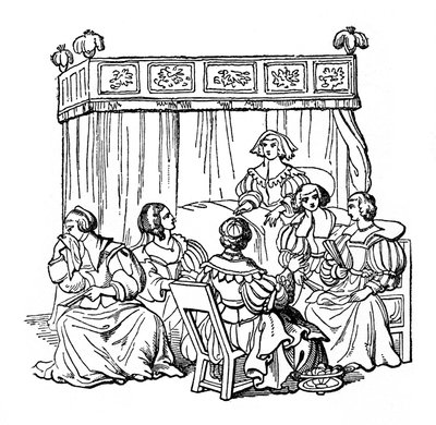 A Bedroom Party, 1631, 1910 by Unbekannt