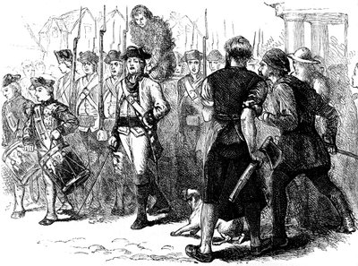 A Countryman Tarred and Feathered, America, c1770s c1880 by Unbekannt
