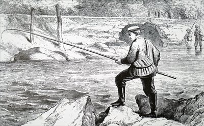 A fisherman by Unbekannt