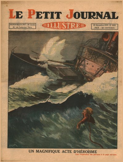 A Magnificent Act of Heroism, 1929 by Unbekannt