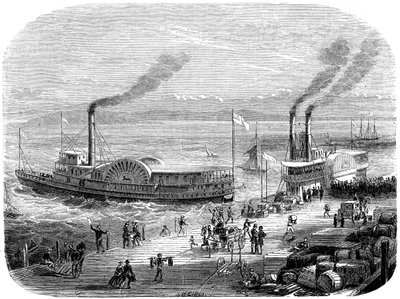A Quay, San Francisco, California, 19th Century by Unbekannt