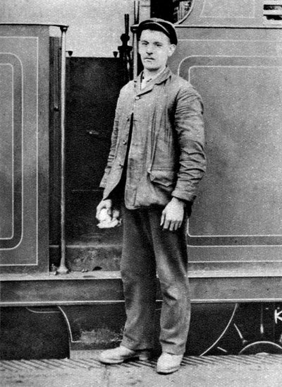 A Train Fireman, London by Unbekannt