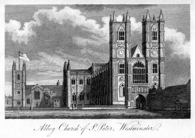 Abbey Church of St Peter, Westminster, London, 1805 by Unbekannt