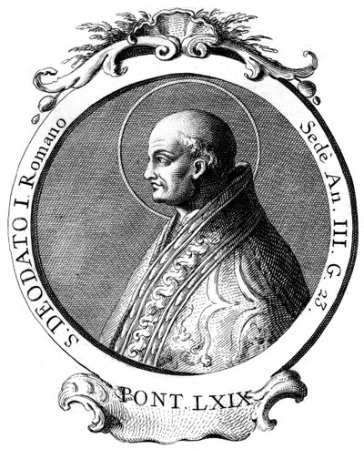 Adeodatus I, Pope of the Catholic Church by Unbekannt