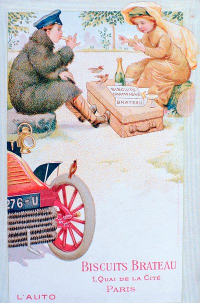 Advert for Biscuits Brateau by Unbekannt
