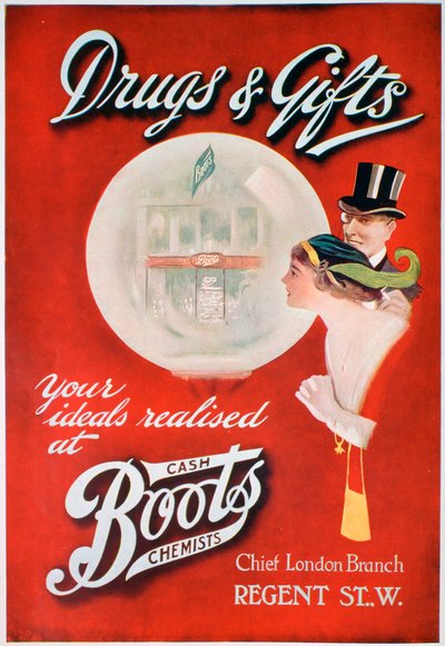Advert for Boots the Chemists, 1913 by Unbekannt