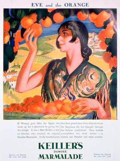 Advert for Keillers Dundee Marmalade by Unbekannt