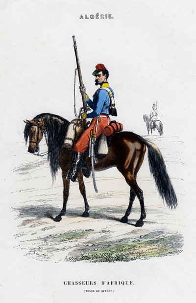 African Light Horse, French Army in Algeria by Unbekannt