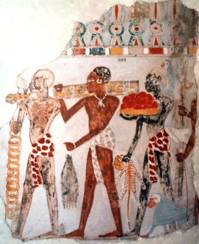 Africans Bearing Gold and Other Items by Unbekannt