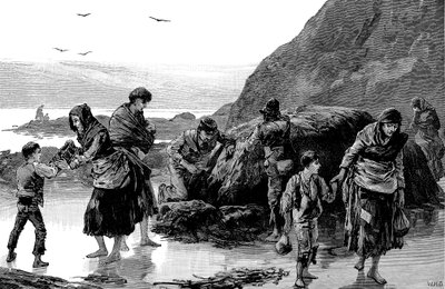 Aftermath of Famine, Ireland 1840s by Unbekannt