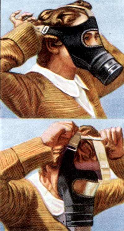 Air Raid Precautions, Cigarette Card, British by Unbekannt