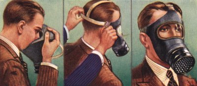 Air Raid Precautions, cigarette card, British by Unbekannt
