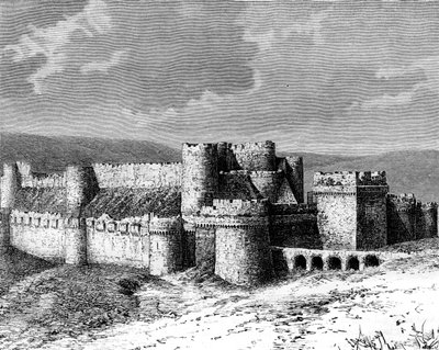 Al Karak Castle, 19th Century by Unbekannt