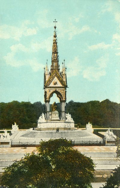 Albert Memorial, London, c1910 by Unbekannt