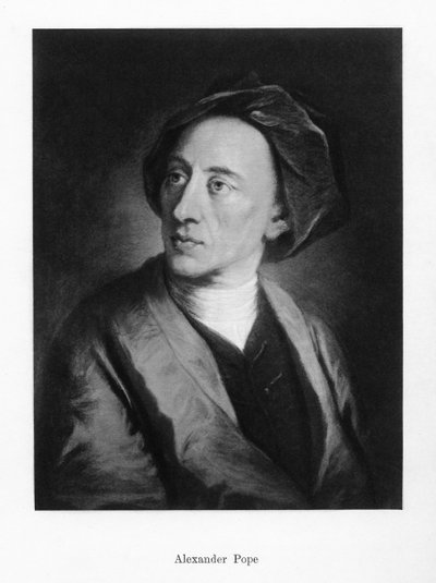 Alexander Pope, English poet by Unbekannt