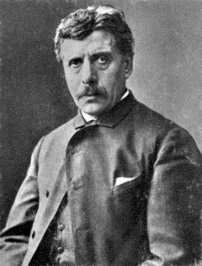 Alexandre Falguiere, French sculptor and painter, 1890 by Unbekannt