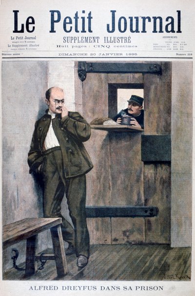 Alfred Dreyfus in Prison, 1895 by Unbekannt