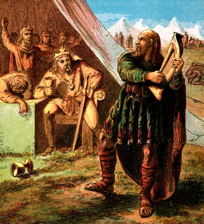 Alfred in the Danish Camp, c1850 by Unbekannt