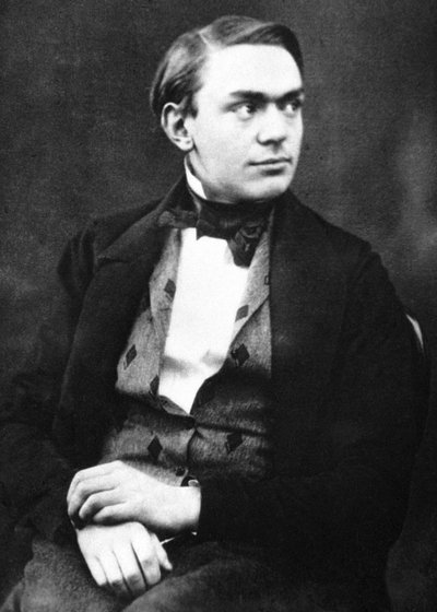 Alfred Nobel, Aged 20 by Unbekannt