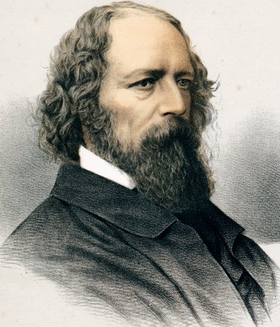 Alfred Tennyson, 1st Baron Tennyson, English Poet, 1880 by Unbekannt