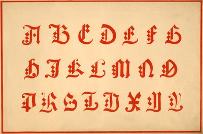 Alphabet, Letters A-Z, Upper Case by Unbekannt