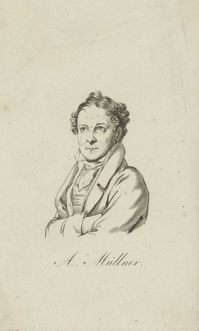 Amandus Gottfried Adolf Müllner 1774-1829 by Unbekannt