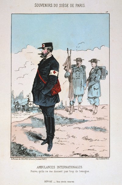 Ambulances Internationales, Siege of Paris, 1870-1871 by Unbekannt