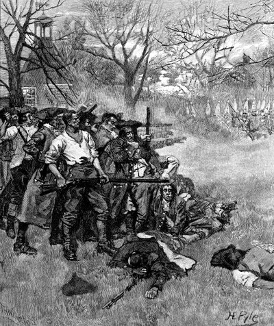 American War of Independence, 1775, 1875 by Unbekannt
