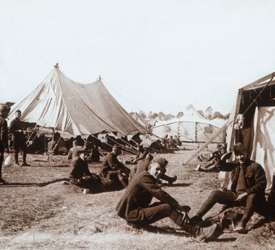 American camp, Melette, France, c1914-c1918 by Unbekannt