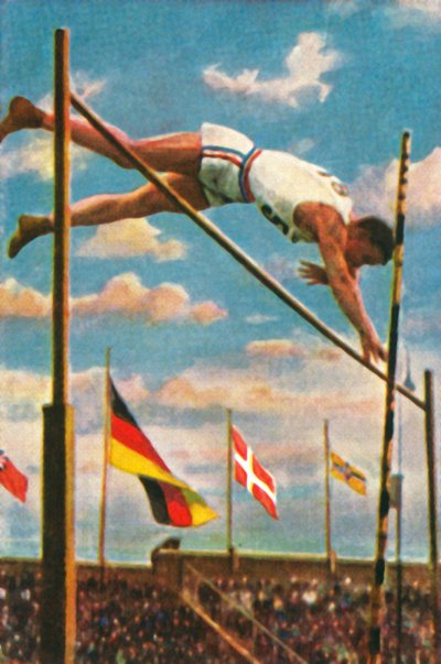 American Pole-Vaulter Sabin Carr by Unbekannt