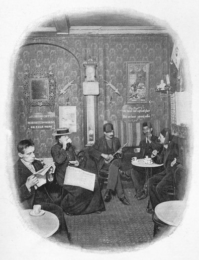 An Arab Café, London, 1901 by Unbekannt