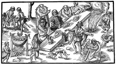 An Irish Banquet (1581, 1893) by Unbekannt