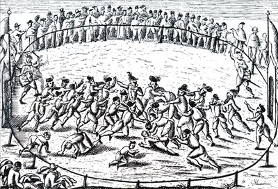 An early form of football by Unbekannt