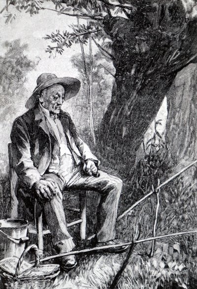An Elderly Fisherman by Unbekannt