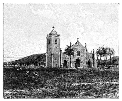 An old Jesuit church, Pirayu, Paraguay by Unbekannt