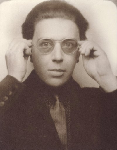 Andre Breton with Glasses by Unbekannt