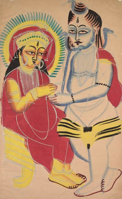 Annapurna and Shiva, 1800s by Unbekannt