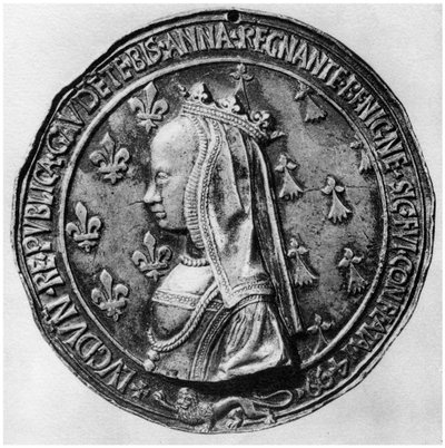 Anne of Brittany, 1499 1958 by Unbekannt
